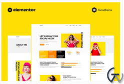 Elsa - Social Media Marketing & Management Elementor Pro Full Site Template Kit