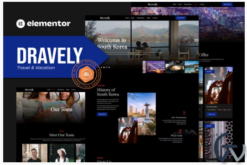 Dravely - Travel & Vacation Elementor Template Kit