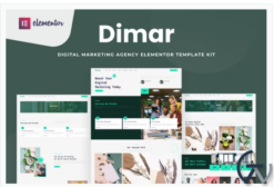 Dimar - Digital Marketing Elementor Template Kit