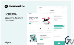 Creava - Creative Agency Elementor Template Kit