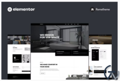 D'Interior - Interior Design Elementor Pro Full Site Template Kit