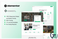 Coworx - Coworking Space & Virtual Office Elementor Template Kit