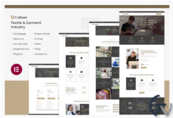 Cottone | Textile & Garment Industry Elementor Template Kit