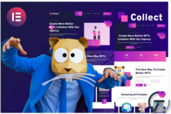 Collect - NFT Design Agency Services Elementor Template Kit