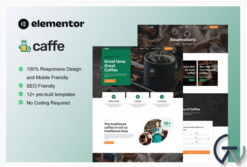 Caffe - Coffee Shop & Cafe Elementor Template Kit