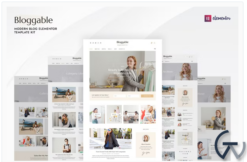 Bloggable - Modern Blog Elementor Template Kit