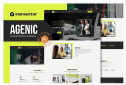 Agenic - Creative SEO & Digital Agency Elementor Template Kit