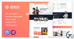 Zebizz - Business Consulting WordPress Theme