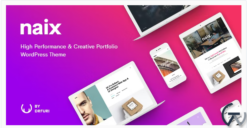 Naix - Creative & High Performance Portfolio WordPress Theme 1.4.9