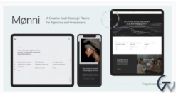 Monni - A Creative Multi-Concept Theme for Agencies and Freelancers