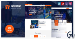 Industing - Factory & Business WordPress Theme