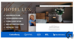 Hotel Lux - Resort & SPA WordPress Theme