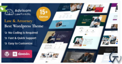 Advisom | Law Firm WordPress Theme