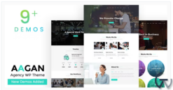 Aagan - Agency Startup WordPress Theme 3.4