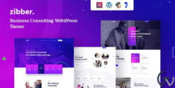 Zibber - Consulting Business WordPress Theme + RTL
