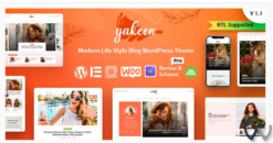 Yakeen - Lifestyle Blog WordPress Theme 1.2