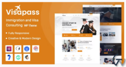 Visapass – Immigration Consulting WordPress Theme 1.0.2