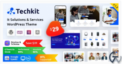 Techkit – Technology & IT Solutions WordPress Theme 2.2