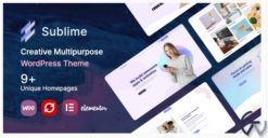 Sublime | Creative Multipurpose WordPress Theme