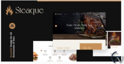 Steaque | Restaurant and Cocktail Bar WordPress Theme