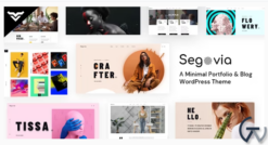 Segovia - A Minimal Portfolio And Blog WordPress Theme