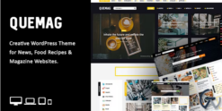 Quemag – Creative WordPress Theme for Bloggers
