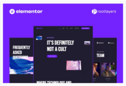 SuperNFT - NFT Portfolio Elementor Pro Full Site Template Kit