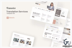 Transvice - Translation Website Elementor Template Kit