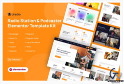 Uradio | Radio Station & Podcaster Elementor Template Kit