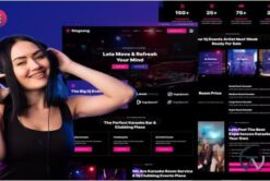 Singsong - Karaoke Rooms & Dj Clubbing Elementor Template Kit