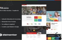 Skans - Learning & Online Education Elementor Template Kit
