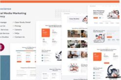 Socience | Social Media Marketing Agency Elementor Template Kit