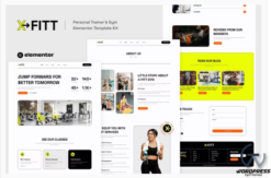 X-Fitt - Personal Trainer & Gym Elementor Template Kit