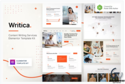 Writica – Content Writing Services Elementor Template Kit