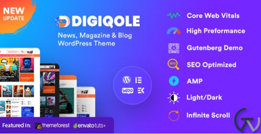 Digiqole News Magazine WordPress Theme