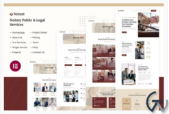 Notart | Notary Public & Legal Services Elementor Template Kit