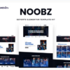Noobz - E-sports Elementor Template Kit 3 8. 4