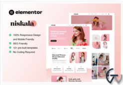 Niskala - Feminine Business Elementor Template Kit