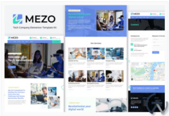 Mezo - Tech Company Elementor Template Kit