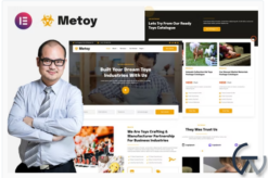 MeToy - Toys Craft Industry Elementor Template Kit