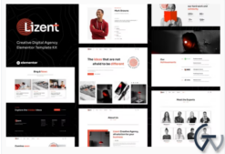 Lizent - Creative Digital Agency Elementor Template Kit