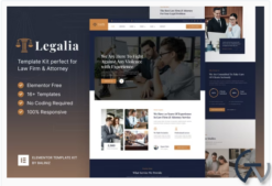 Legalia - Lawyer & Attorney Elementor Template Kit