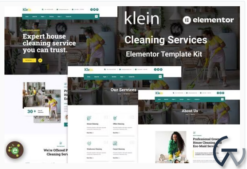 Klein - Cleaning Services Elementor Template Kit