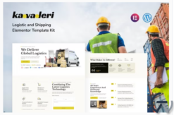 Kavaleri Logistic & Shipping Elementor Template Kit