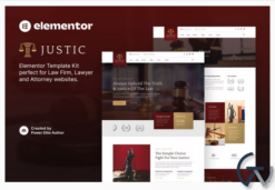 Justic – Law Firm & Legal Services Elementor Template Kit