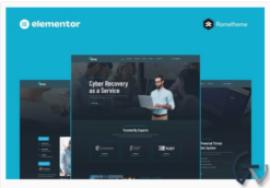 Intera - Cybersecurity Elementor Pro Full Site Template Kit