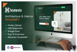 Homevio | Architecture Interior Elementor Template Kit