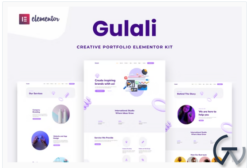 Gulali - Creative Portfolio Elementor Template Kit