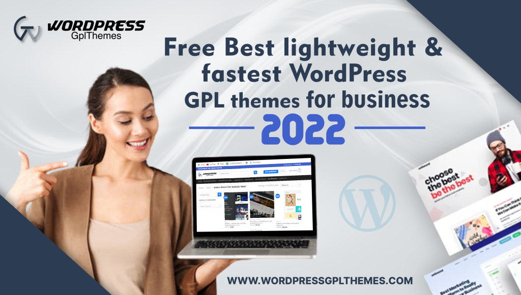 Free Best lightweight & fastest WordPress GPL themes for business