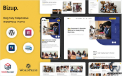 Bizup - Multipurpose Business Consulting Elementor WordPress theme